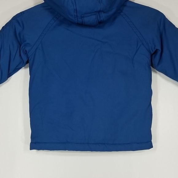Gap 18/24 Months Blue Gray Winter Jacket Long Sleeve Full Zip With Snaps - Picture 6 of 8